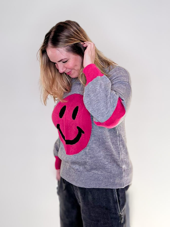 Strickpulli SMILEY