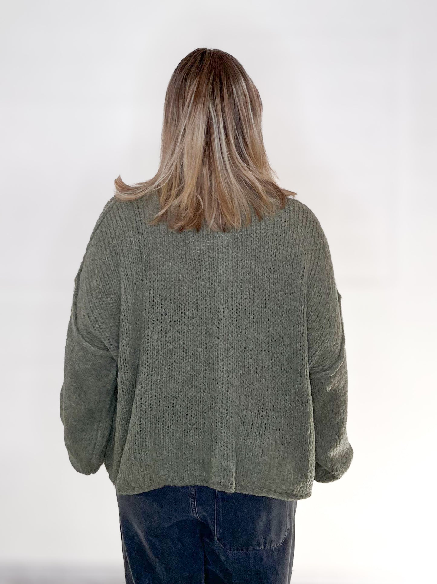 Strickjacke, elegant mit Knöpfen