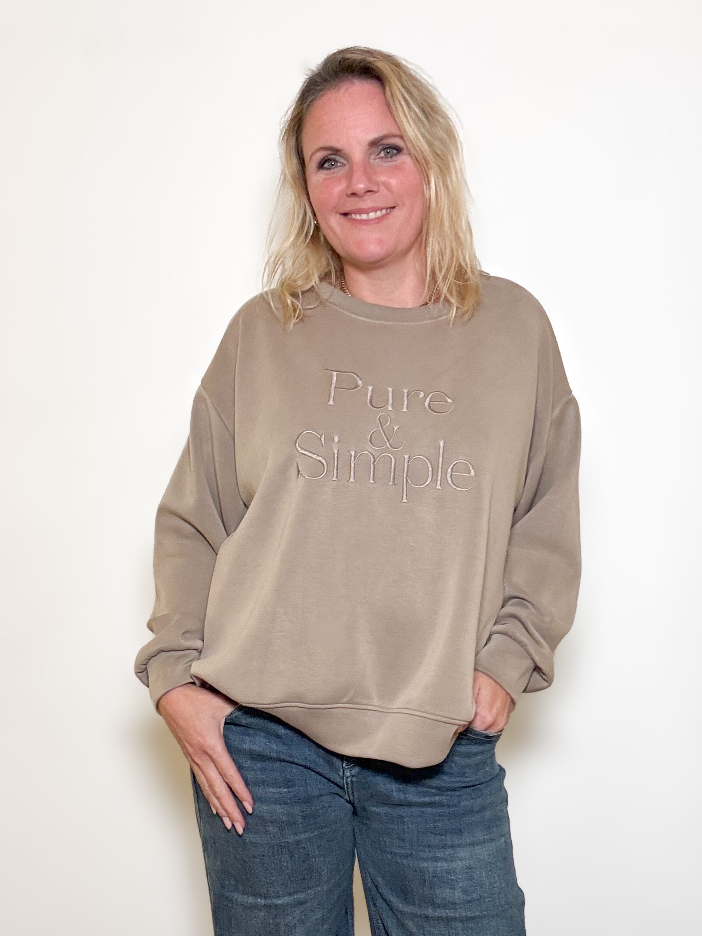 Loungepulli PURE & SIMPLE